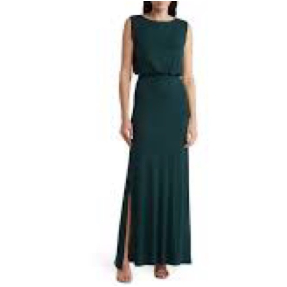 Go Couture green maxi dress‎ medium NWT Nordstrom Rack